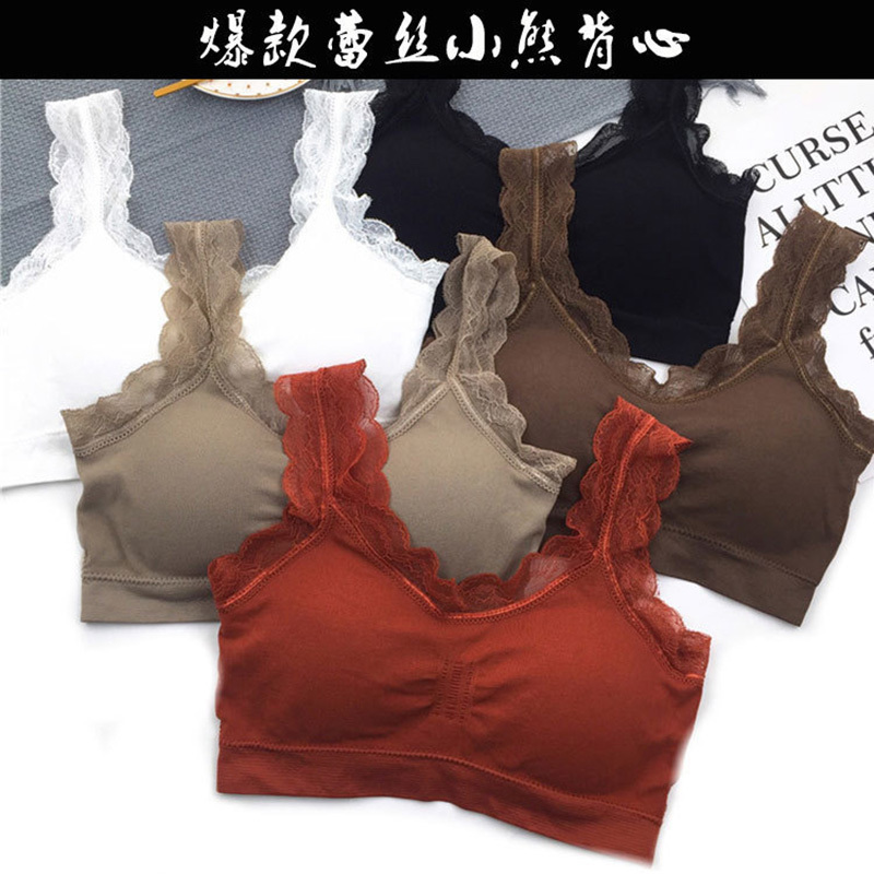 Sheer Bra Lace - 3D sexy Spitze Dessous nahtlosen Sport-BH