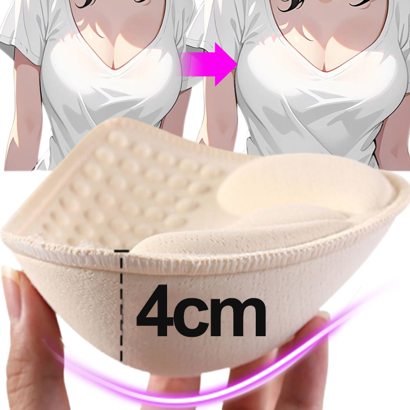3D Abnehmbare Push-Up Bh Pads  – Push Up Bra Silicone Bewertung und Preis