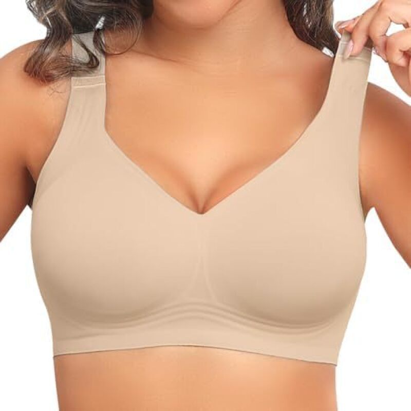 Nahtloser, kabelloser Push-up- – Mastectomy Bra Pocket Bewertung und Preis