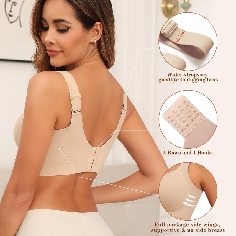 Nahtloser, kabelloser Push-up- – Mastectomy Bra Pocket Bewertung und Preis